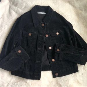 Black corduroy jacket